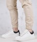 Men Casual Shoes Vibo.Over White Leather Guess