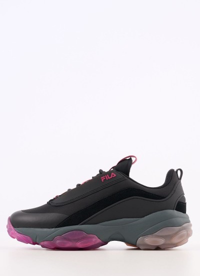 Γυναικεία Παπούτσια Casual Loligo.Wmn Μαύρο ECOleather Fila