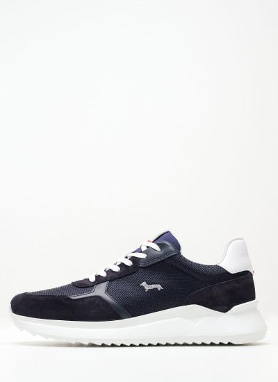 Ανδρικά Παπούτσια Casual 231060 Μπλε Δέρμα Καστόρι Harmont & Blaine