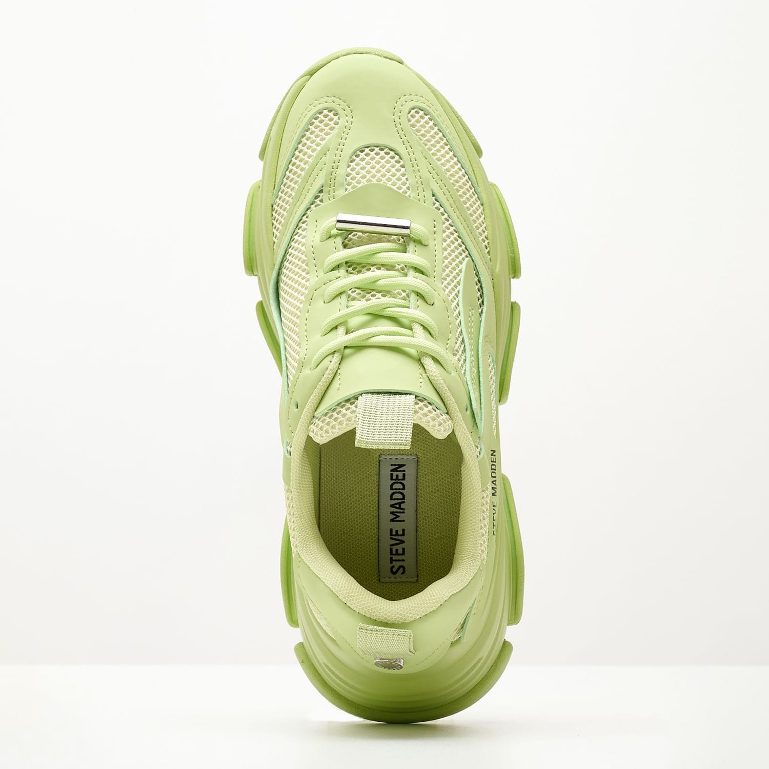 Women Casual Shoes Possession Green Fabric Steve Madden