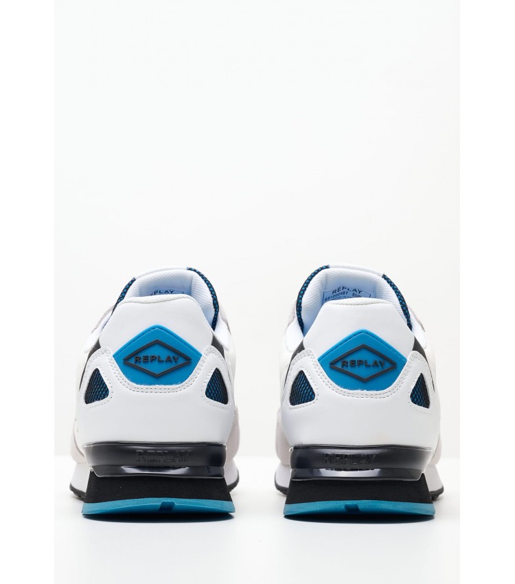 Men Casual Shoes Adrien.Game3 White Leather Replay