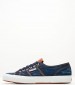 Men Casual Shoes Distressed.Denim Blue Fabric Replay