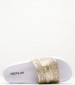 Γυναικείες Σαγιονάρες & Πέδιλα Lotty.Gltr Χρυσό Glitter Replay