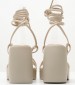 Women Sandals Saba Beige ECOleather Replay