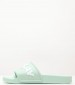 Women Flip Flops & Sandals W.Emboss Green Rubber Replay