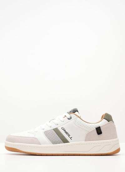 Ανδρικά Παπούτσια Casual Keiki.Low Άσπρο ECOleather O'Neill
