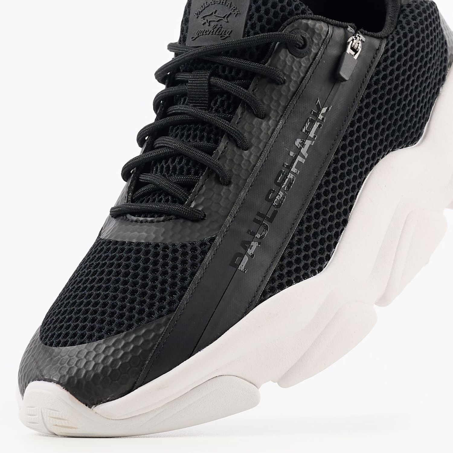 Men Casual Shoes 22418035 Black Fabric Paul & Shark Men Casual Shoes 22418035 Black Fabric Paul & Shark