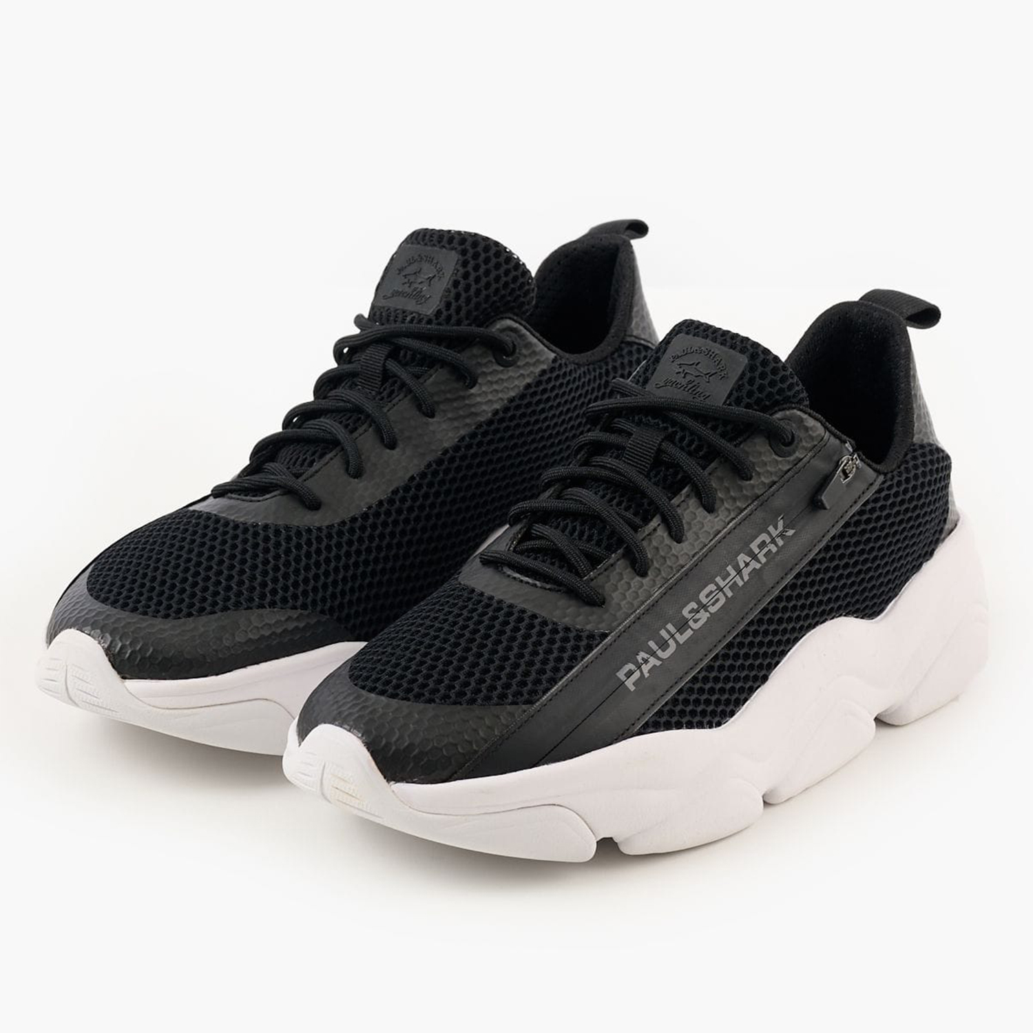 Men Casual Shoes 22418035 Black Fabric Paul & Shark Men Casual Shoes 22418035 Black Fabric Paul & Shark