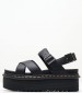 Women Platforms Low Voss.2Quad Black Leather Dr. Martens