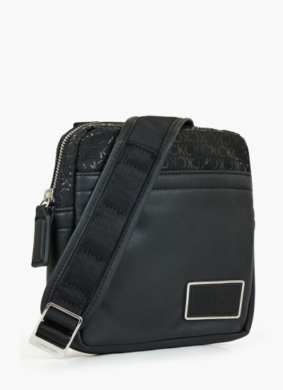 Men Bags Elevated.Reporter Black ECOleather Calvin Klein