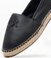 Women Espadrilles Espadrille.Hw Black Leather Calvin Klein