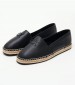 Women Espadrilles Espadrille.Hw Black Leather Calvin Klein