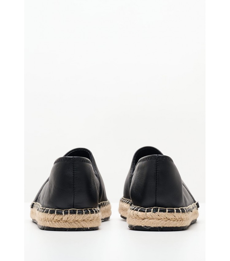 Women Espadrilles Espadrille.Hw Black Leather Calvin Klein