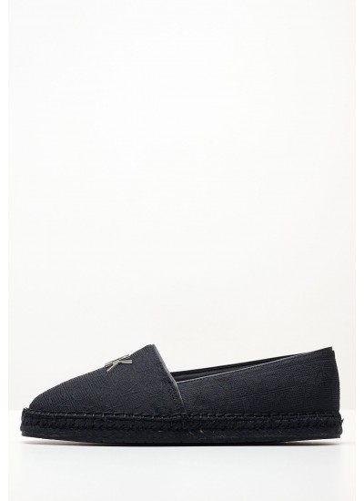 Women Espadrilles Espadrille.J Black Fabric Calvin Klein