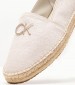 Women Espadrilles Espadrille.J Beige Fabric Calvin Klein