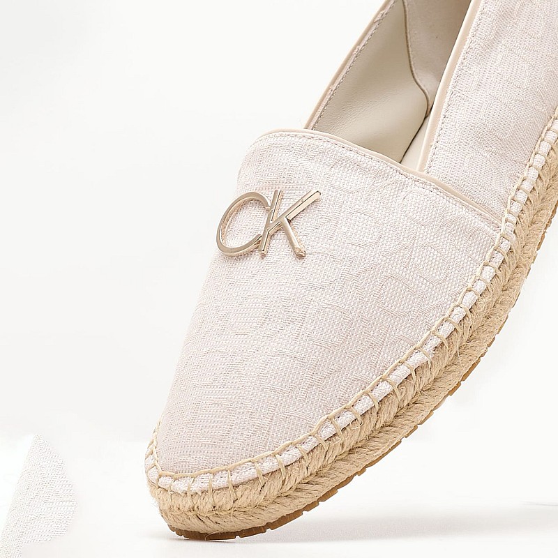 Women Espadrilles Espadrille.J Beige Fabric Calvin Klein