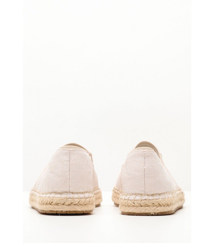 Γυναικείες Εσπαντρίγιες Espadrille.J Μπεζ Ύφασμα Calvin Klein