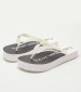 Women Flip Flops & Sandals Lora.1R White Rubber Calvin Klein
