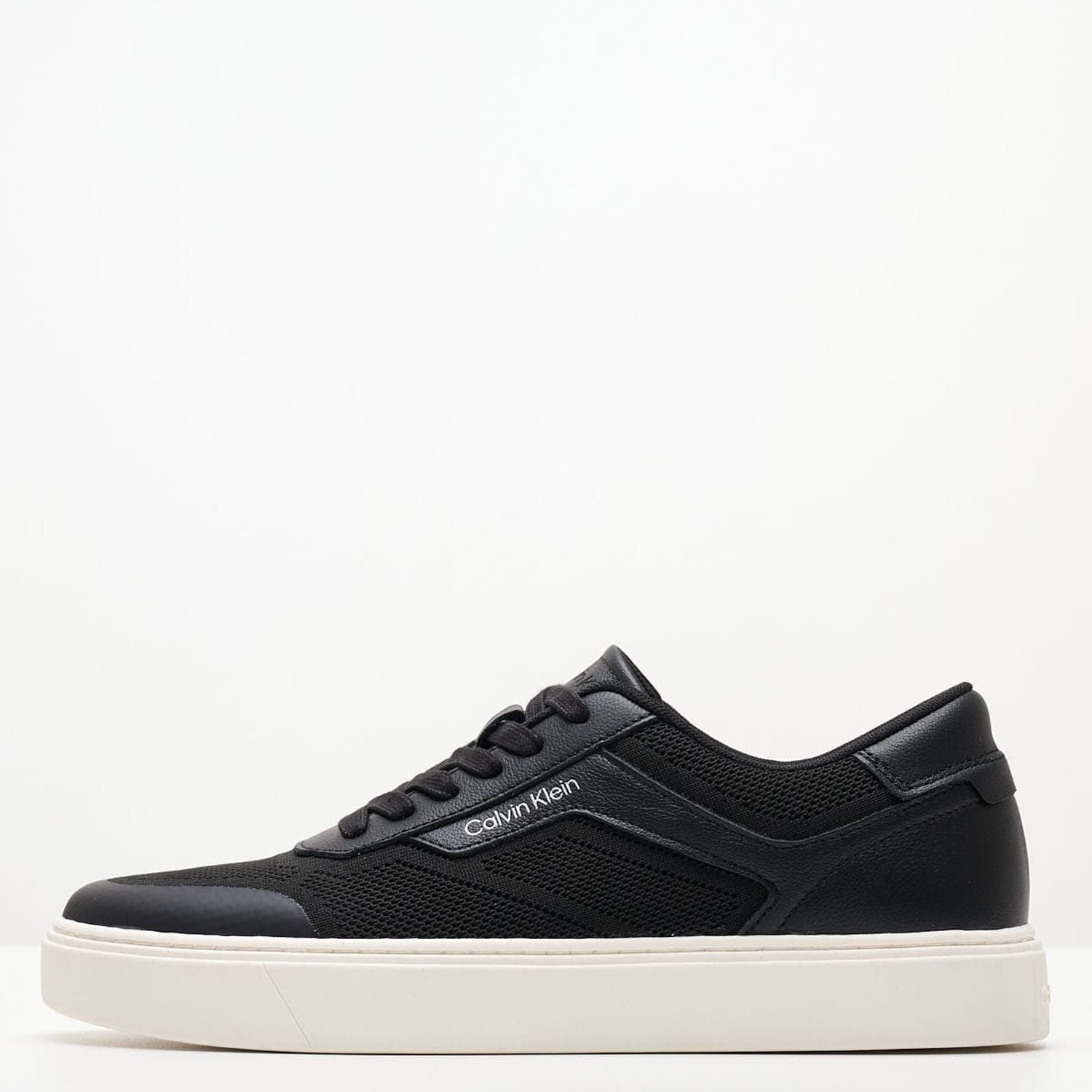 Ανδρικά Παπούτσια Casual Low.Knit Μαύρο Ύφασμα Calvin Klein