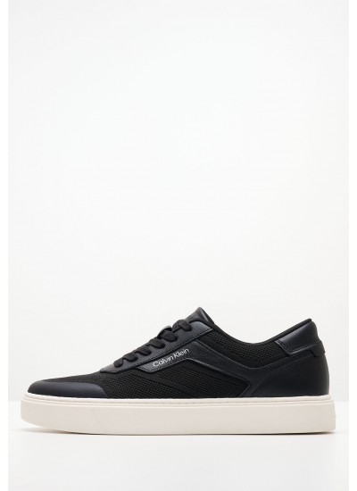 Ανδρικά Παπούτσια Δετά M4972.GLM Μαύρο Δέρμα Boss shoes