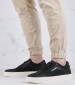 Men Casual Shoes Low.Knit Black Fabric Calvin Klein