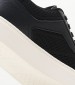 Men Casual Shoes Low.Knit Black Fabric Calvin Klein