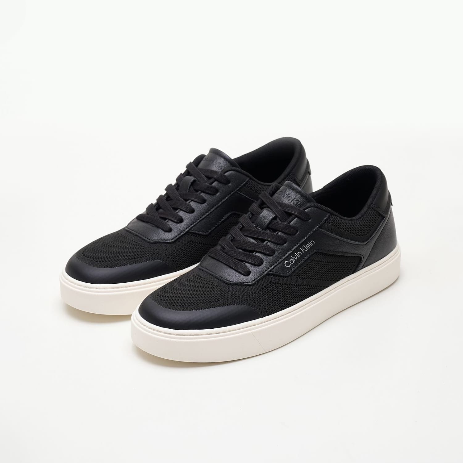 Ανδρικά Παπούτσια Casual Low.Knit Μαύρο Ύφασμα Calvin Klein Ανδρικά Παπούτσια Casual Low.Knit Μαύρο Ύφασμα Calvin Klein