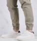 Ανδρικά Παπούτσια Casual Low.Knit Άσπρο Ύφασμα Calvin Klein