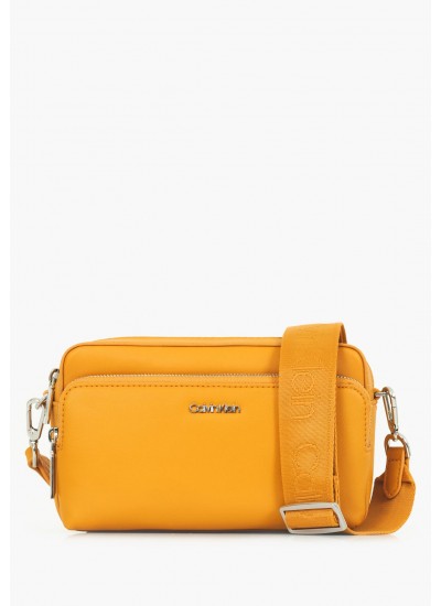 Women Bags Must.Camera Yellow ECOleather Calvin Klein