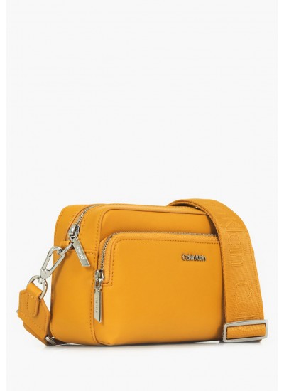 Women Bags Must.Camera Yellow ECOleather Calvin Klein