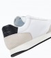 Ανδρικά Παπούτσια Casual Retro.Runner Άσπρο Δέρμα Καστόρι Calvin Klein