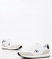 Ανδρικά Παπούτσια Casual Retro.Runner Άσπρο Δέρμα Καστόρι Calvin Klein