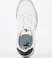 Ανδρικά Παπούτσια Casual Retro.Runner Άσπρο Δέρμα Καστόρι Calvin Klein
