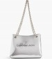 Γυναικείες Τσάντες Sculpted.Bag24 Ασημί ECOleather Calvin Klein Γυναικείες Τσάντες Sculpted.Bag24 Ασημί ECOleather Calvin Klein