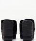 Γυναικεία Mules Wedge.Webbing Μαύρο 'Υφασμα Calvin Klein