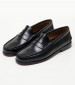 Men Moccasins 347700 Black Leather Sea and City