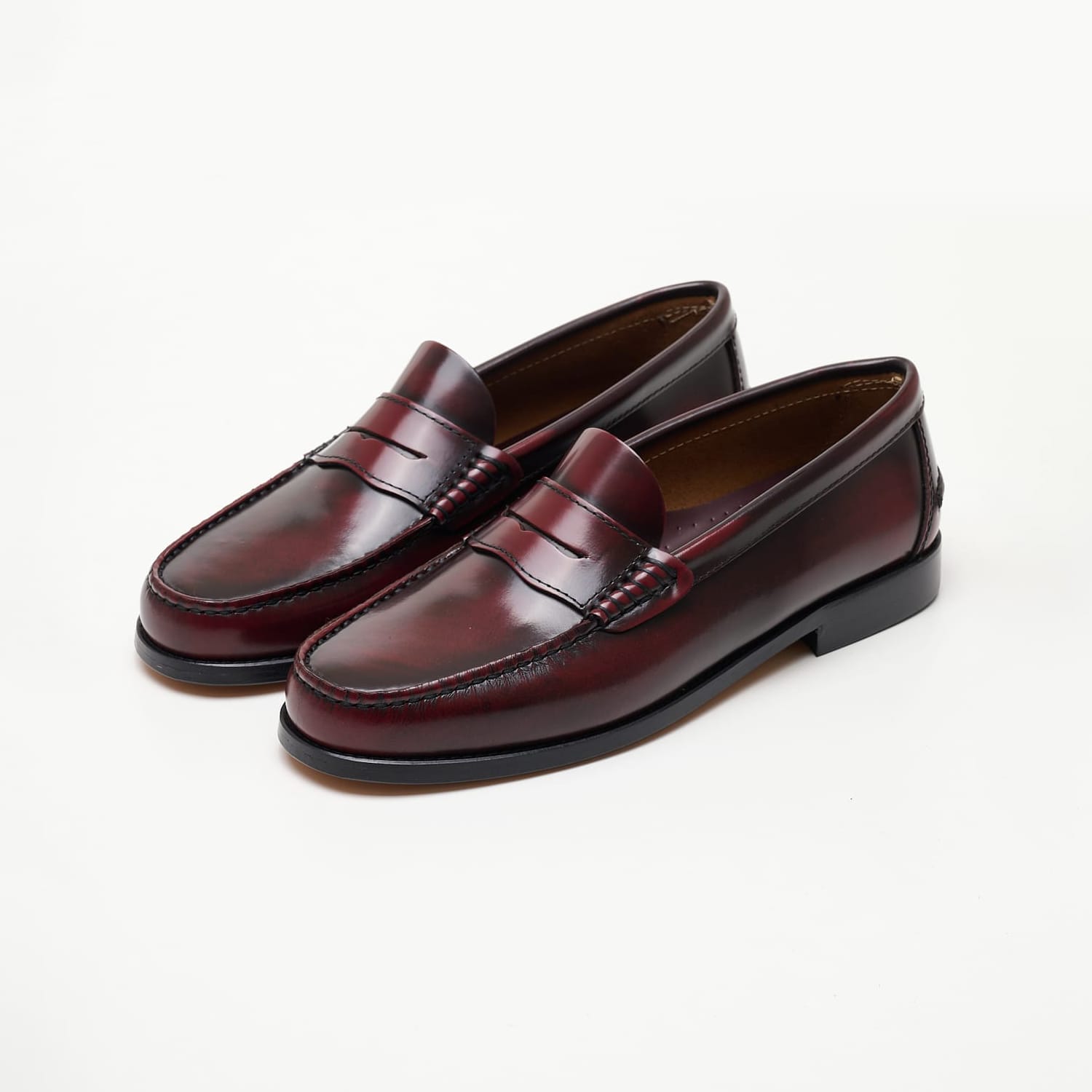 Men Moccasins 347700 Bordo Leather Sea and City Men Moccasins 347700 Bordo Leather Sea and City