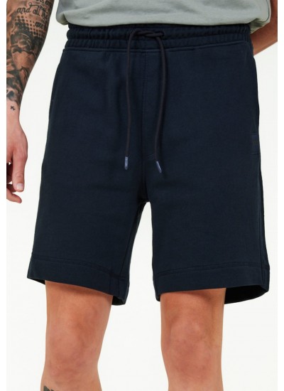 Ανδρικές Βερμούδες Twill.Shorts Σκούρο Μπλε Βαμβάκι GANT