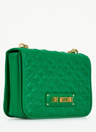 Γυναικείες Τσάντες JC4000 Πράσινο ECOleather Love Moschino