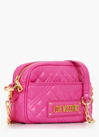Γυναικείες Τσάντες JC4017 Ροζ ECOleather Love Moschino