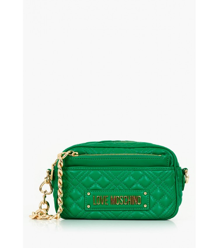 Γυναικείες Τσάντες JC4017 Πράσινο ECOleather Love Moschino Γυναικείες Τσάντες JC4017 Πράσινο ECOleather Love Moschino