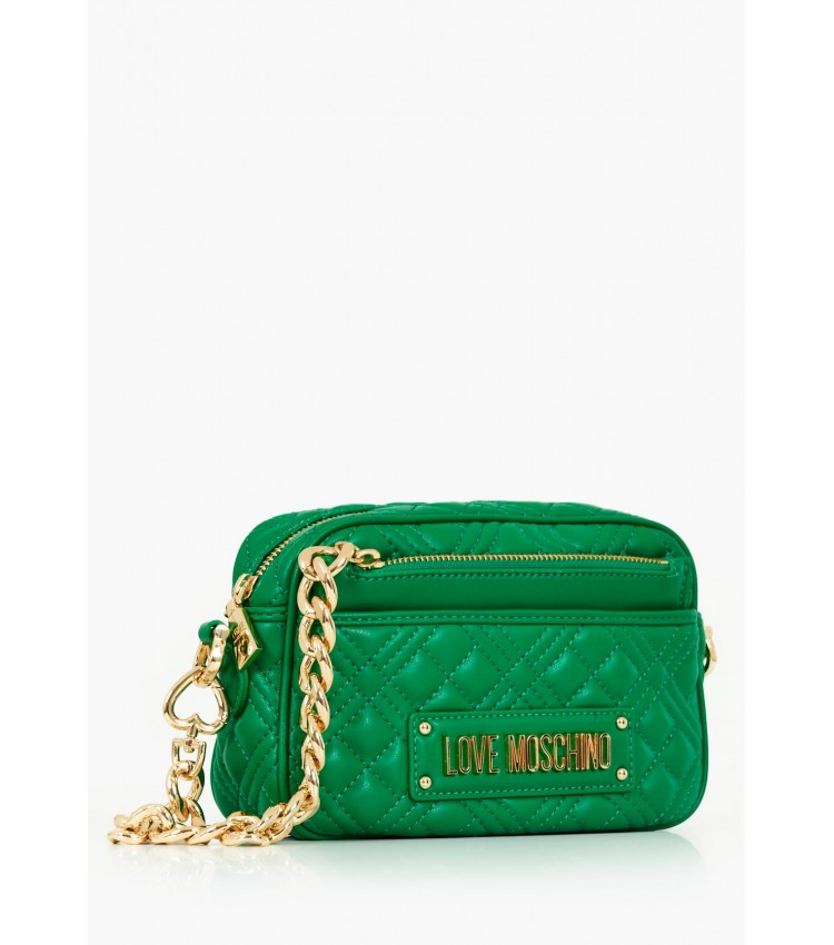 Γυναικείες Τσάντες JC4017 Πράσινο ECOleather Love Moschino Γυναικείες Τσάντες JC4017 Πράσινο ECOleather Love Moschino