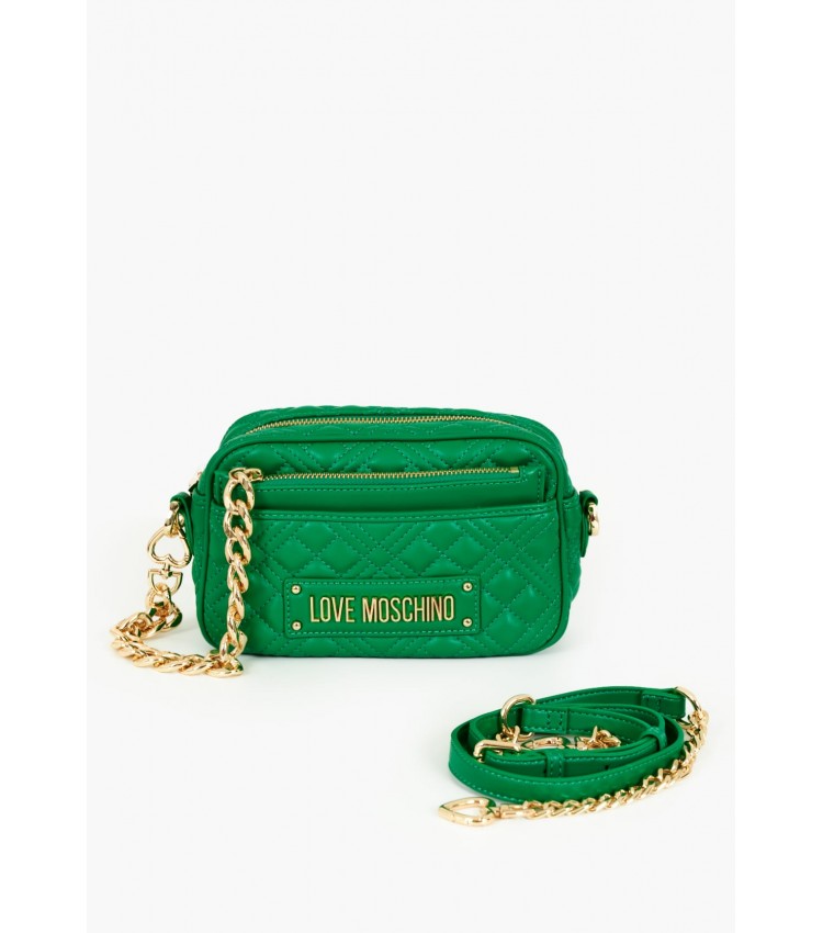 Γυναικείες Τσάντες JC4017 Πράσινο ECOleather Love Moschino Γυναικείες Τσάντες JC4017 Πράσινο ECOleather Love Moschino