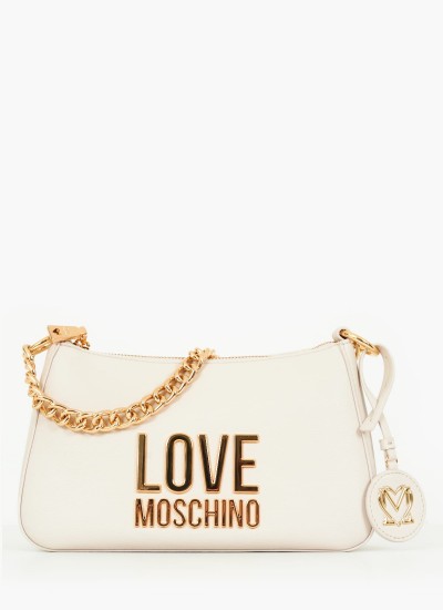 Γυναικείες Τσάντες JC4108 Μπεζ ECOleather Love Moschino