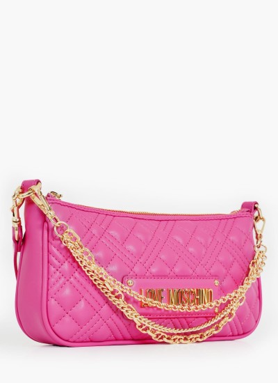 Γυναικείες Τσάντες JC4258 Ροζ ECOleather Love Moschino