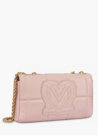 Γυναικείες Τσάντες JC4260 Ροζ ECOleather Love Moschino