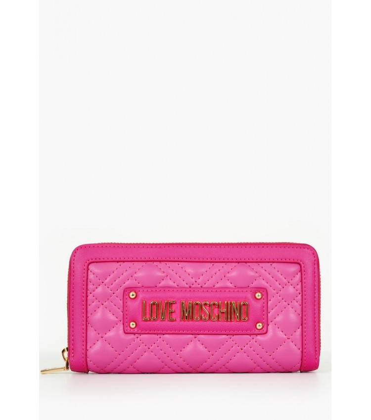 Γυναικεία Πορτοφόλια JC5600 Ροζ ECOleather Love Moschino Γυναικεία Πορτοφόλια JC5600 Ροζ ECOleather Love Moschino