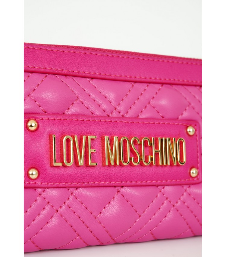 Γυναικεία Πορτοφόλια JC5600 Ροζ ECOleather Love Moschino Γυναικεία Πορτοφόλια JC5600 Ροζ ECOleather Love Moschino