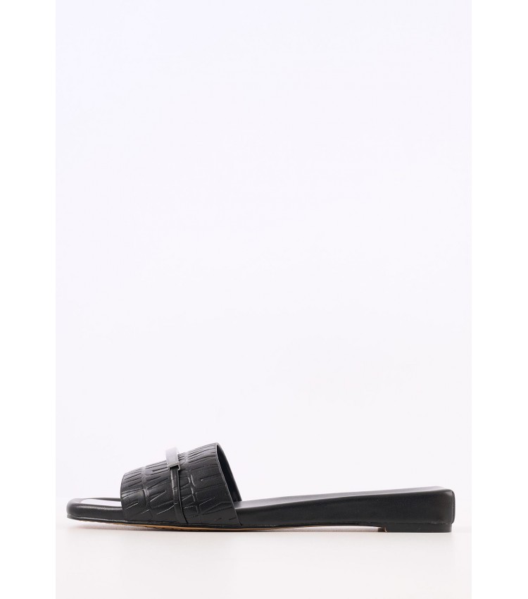 Women Flats Alaina Black ECOleather DKNY