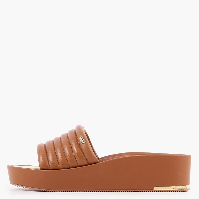 Women Platforms Low Jasna Tabba Leather DKNY